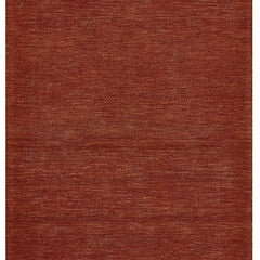 Okilo Rust Loop Wool Area Rug | Handmade Solid Modern Minimalist Carpet