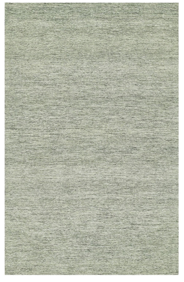Okilo Sage Loop Wool Area Rug | Handmade Solid Modern Minimalist Carpet