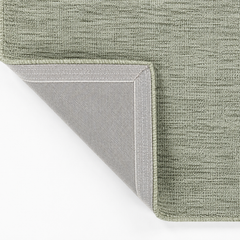 Okilo Sage Loop Wool Area Rug | Handmade Solid Modern Minimalist Carpet