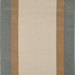 Palatine Ivory Green Geo Rug | Hand-Tufted Wool Geometric Area Rug | Modern Statement Carpet