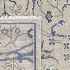 Ranthambore Allover Hand Knotted Wool Area Rug-Beige