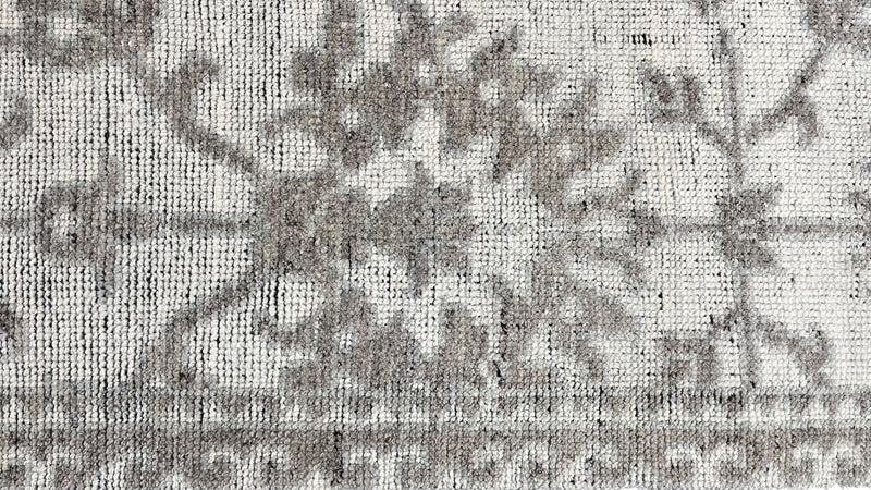 Ray Hand Knotted Wool Area Rug-Ivory
