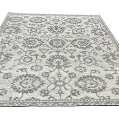 Ray Hand Knotted Wool Area Rug-Ivory