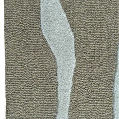 Ripple Wave Hand Tufted Wool Rug green