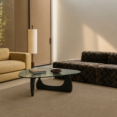 Beige Grid Rug | Hand-Tufted Geometric Area Rug