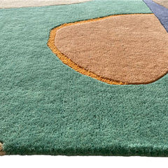 Abstract Hues - Modern | Hand Tufted Wool Abstract Area Rug | Contemporary Designer Carpet